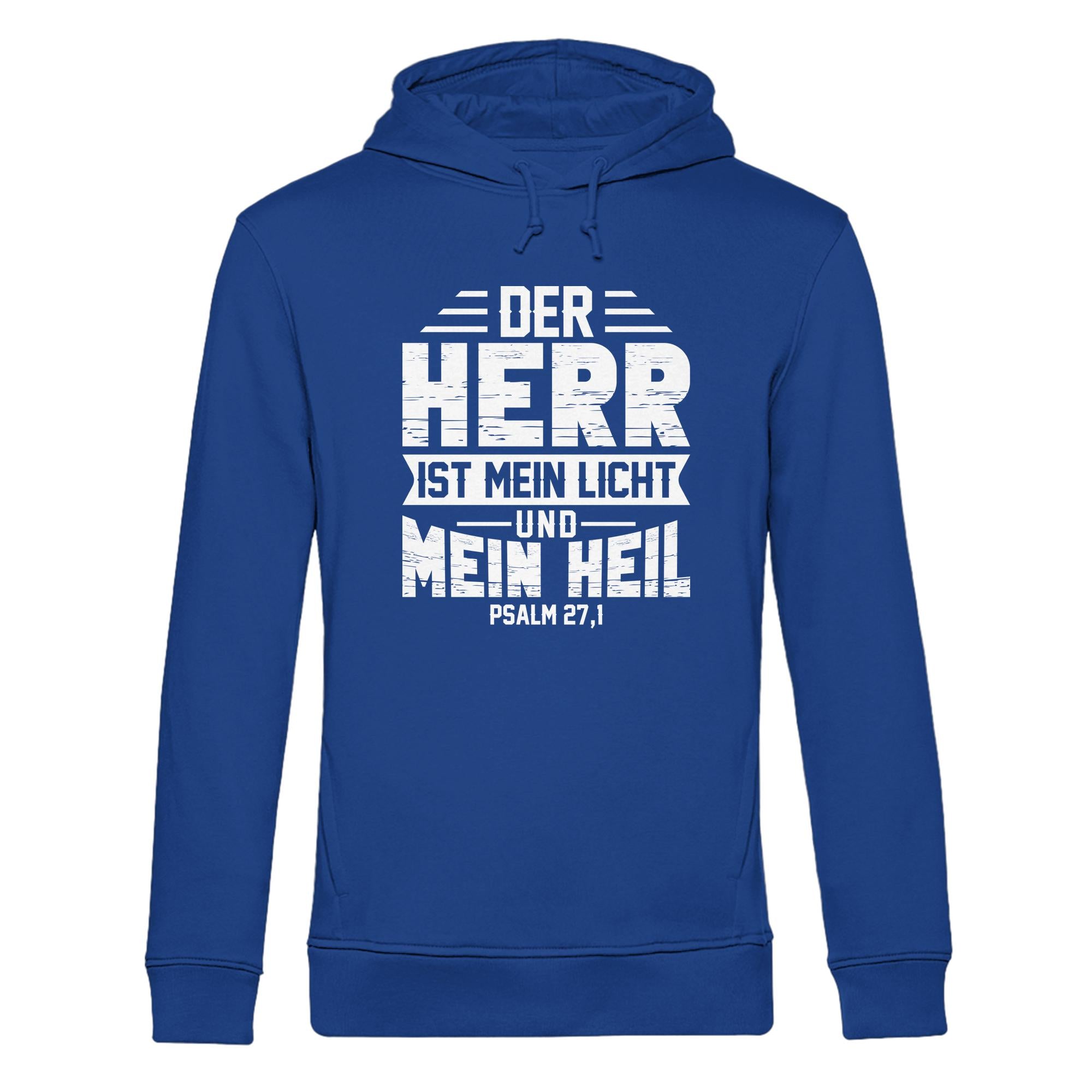 Ps 27,1 - Der HERR ist mein Licht & mein Heil(1) - Organic Hoodie B&C