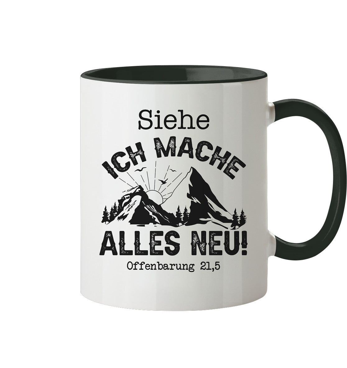 Offb 21,5 - Alles neu - Tasse zweifarbig