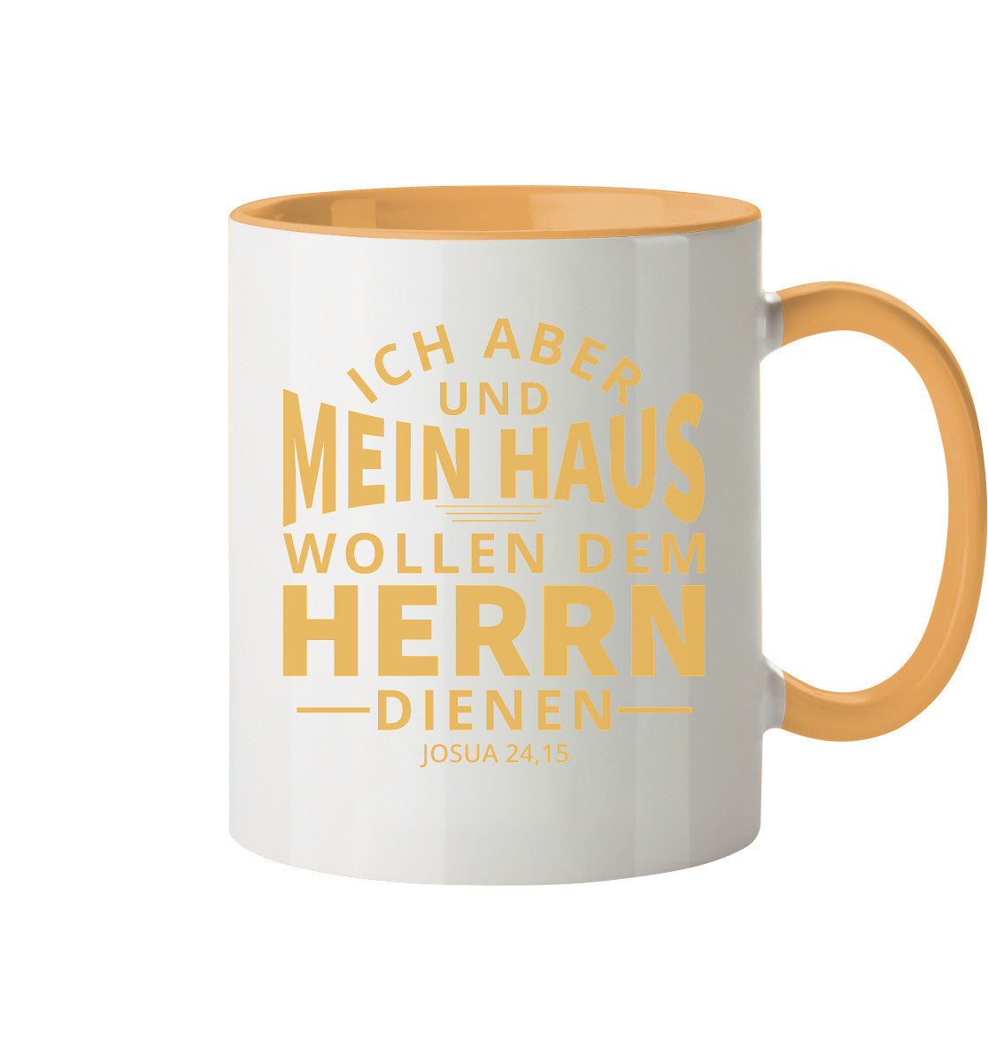 Jos 24,15 - Mein Haus (2) - Tasse zweifarbig