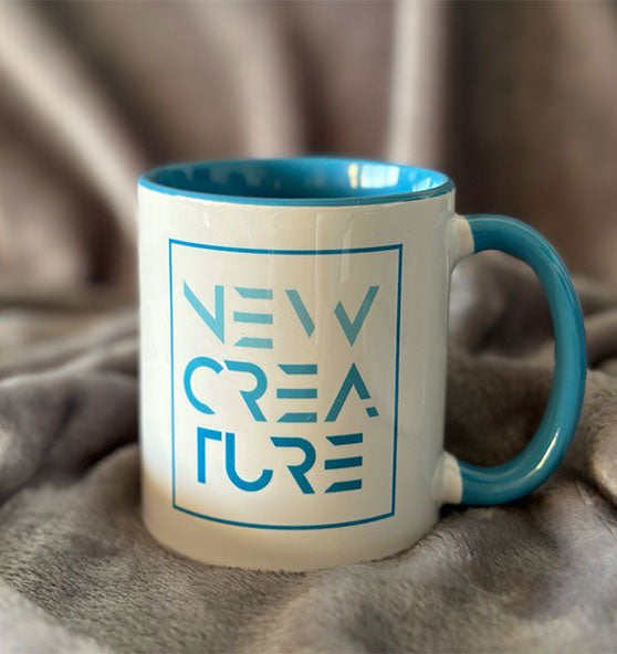 2.Kor 5,17 - New Creature Tasse - Tasse zweifarbig