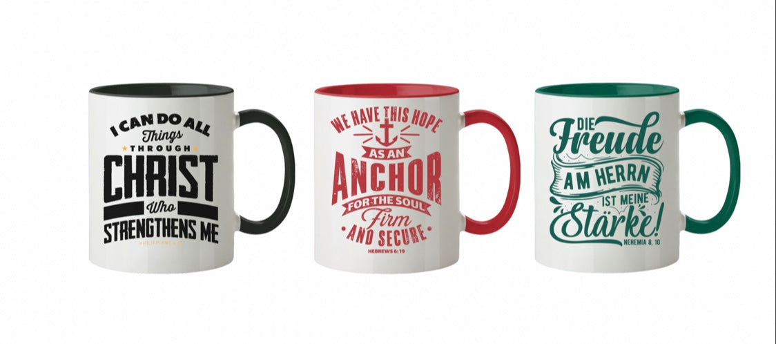 Christliche Tassen