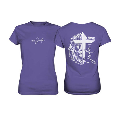Offb 5,5 - Löwe von Juda - doppelseitiger Druck - Ladies Premium Shirt