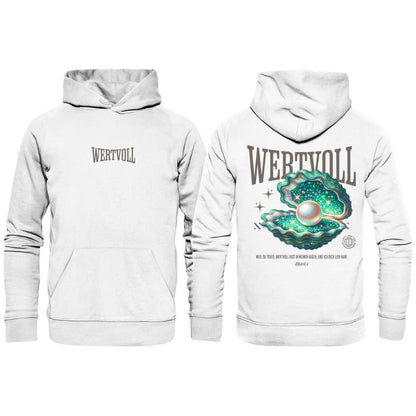 Jes 43,4 - WERTVOLL - doppelseitiger Druck - Superflausch-Hoodie