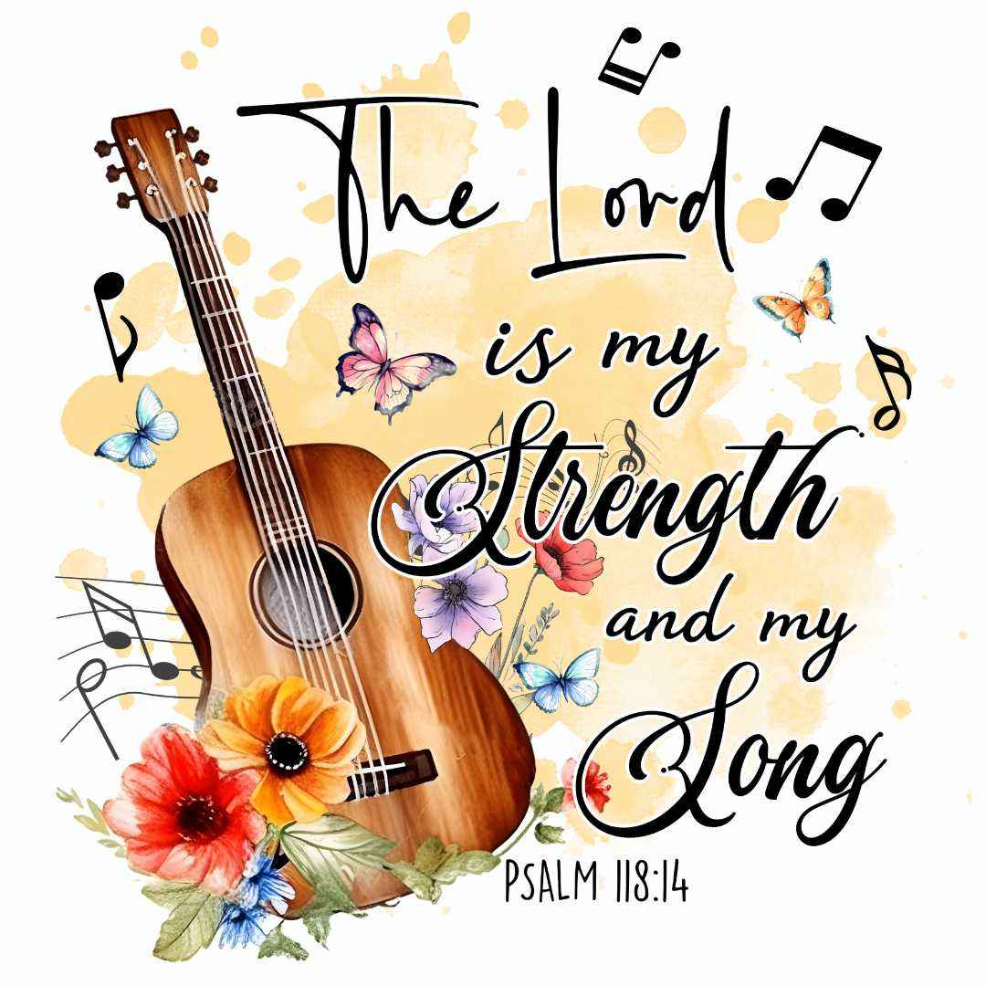 Ps 118,14 - Bügelbild