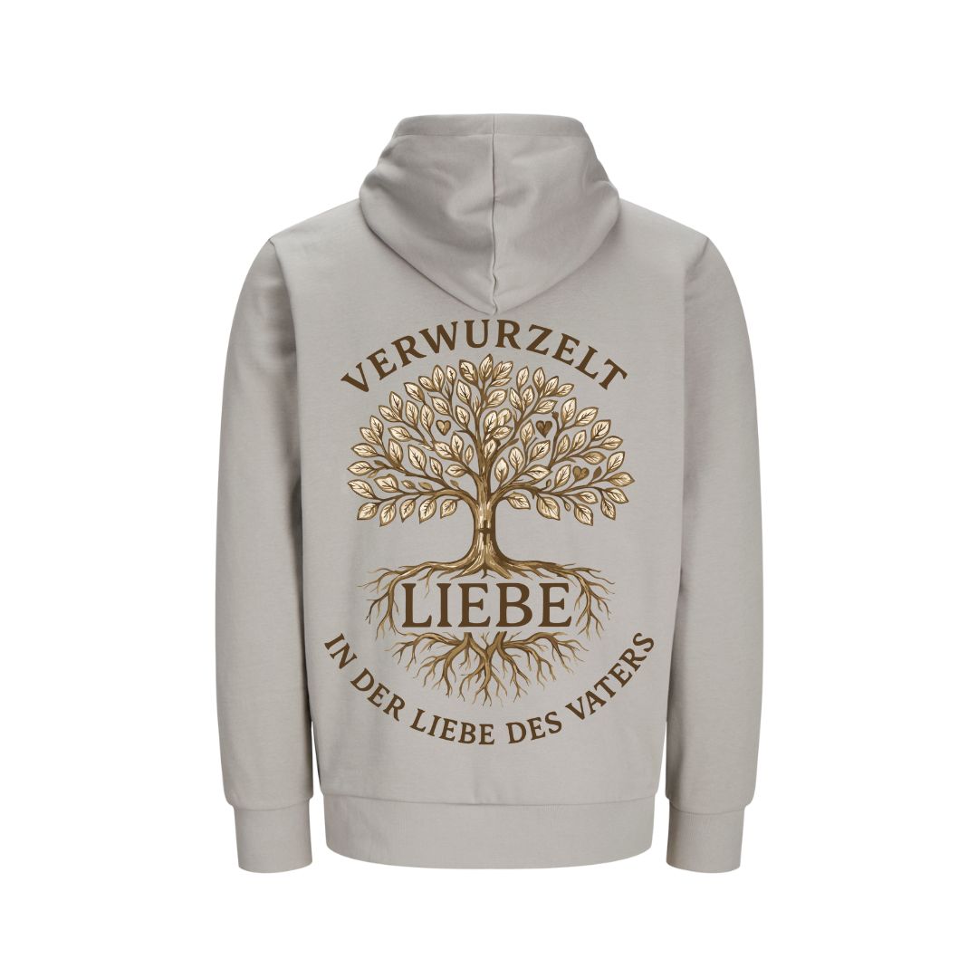 Eph 3,17-19 - Verwurzelt in der Liebe - BP - Bio-Superflausch-Hoodie