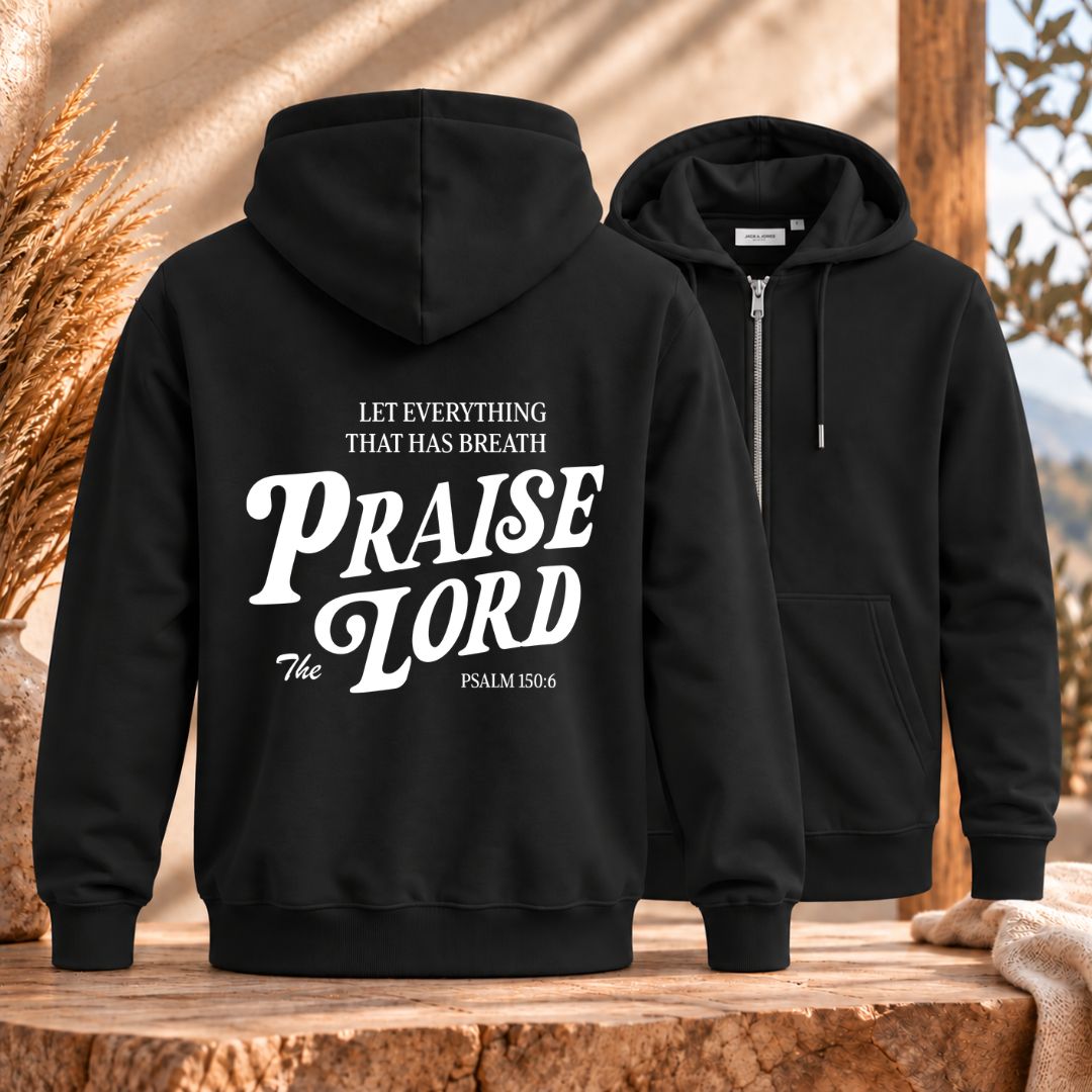 Psalm 150,6 - Praise the Lord | Bio-Superflausch-Zipper