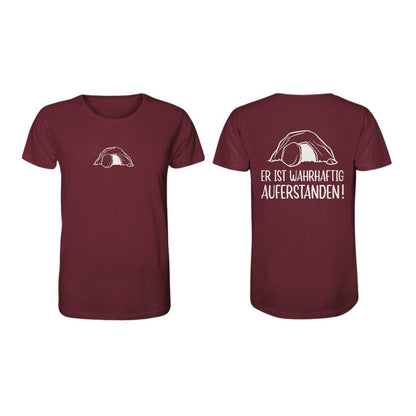 Lk 24,34 - Er ist wahrhaftig auferstanden! - Doppelseitig - Organic Shirt