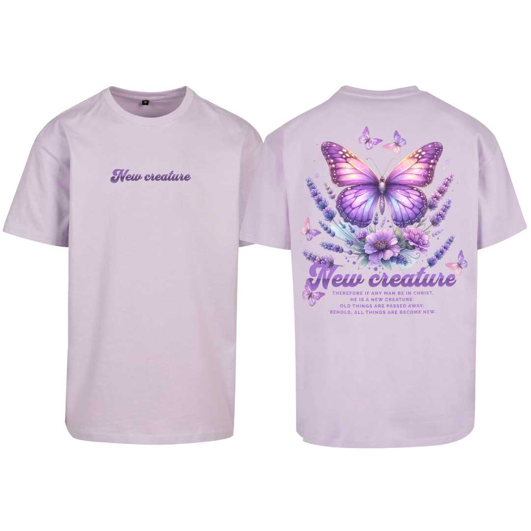 2.Kor 5,17 - New Creature - Oversize-Shirt - doppelseitiger Druck