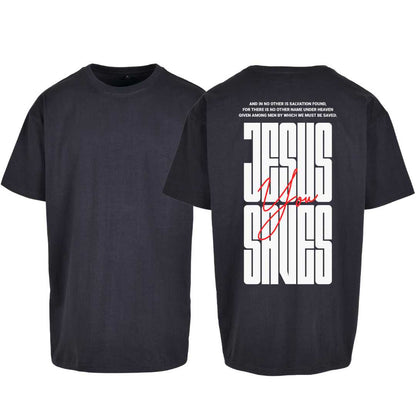 Apg 4,12 - JESUS SAVES You - Oversize-Shirt - doppelseitiger Druck