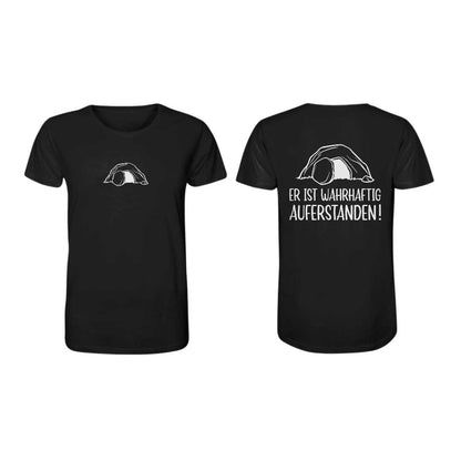Lk 24,34 - Er ist wahrhaftig auferstanden! - Doppelseitig - Organic Shirt