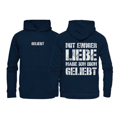 Jer 31,3 - geliebt - doppelseitig - Organic Basic Hoodie