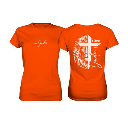 Offb 5,5 - Löwe von Juda - doppelseitiger Druck - Ladies Premium Shirt