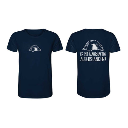 Lk 24,34 - Er ist wahrhaftig auferstanden! - Doppelseitig - Organic Shirt