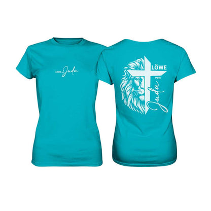 Offb 5,5 - Löwe von Juda - doppelseitiger Druck - Ladies Premium Shirt