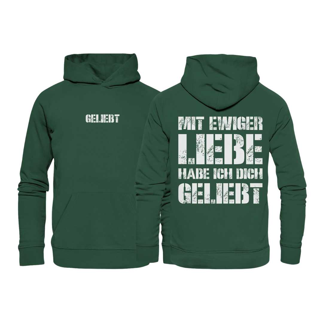 Jer 31,3 - geliebt - doppelseitig - Organic Basic Hoodie