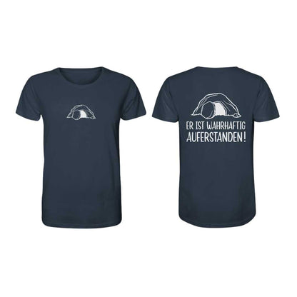 Lk 24,34 - Er ist wahrhaftig auferstanden! - Doppelseitig - Organic Shirt