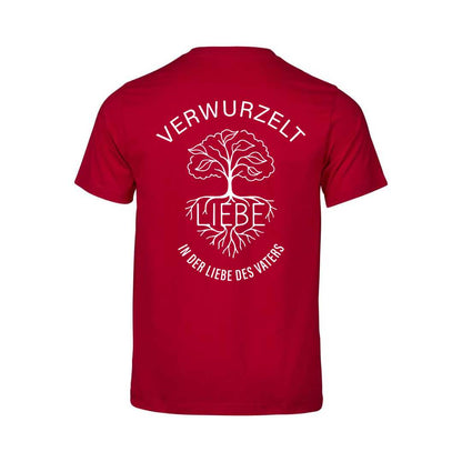 Eph 3,17-19 - Verwurzelt - Rückenprint - Organic Shirt