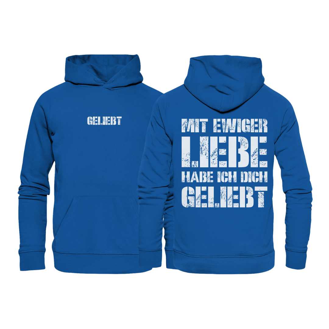 Jer 31,3 - geliebt - doppelseitig - Organic Basic Hoodie