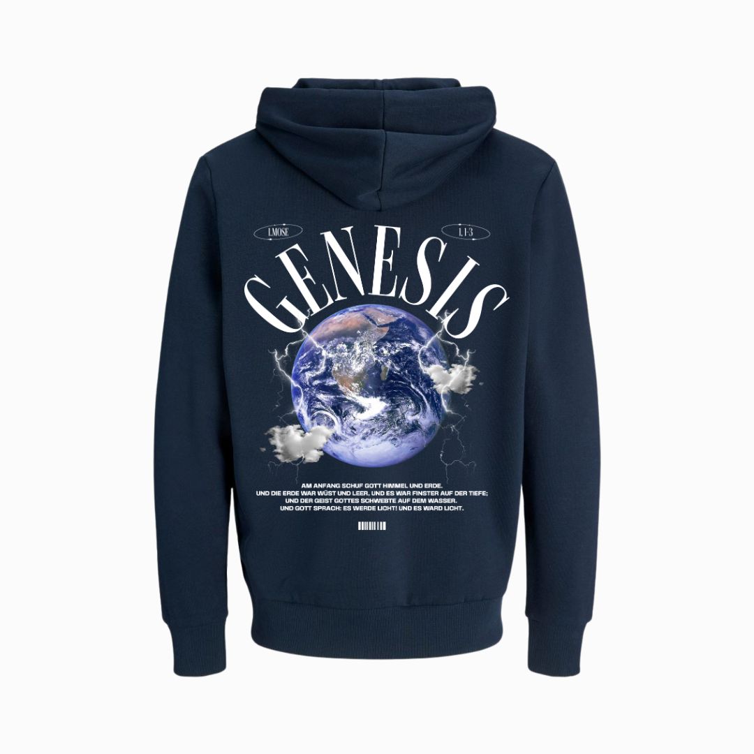 1.Mo 1,1-3 - GENESIS - BP - Bio-Superflausch-Hoodie