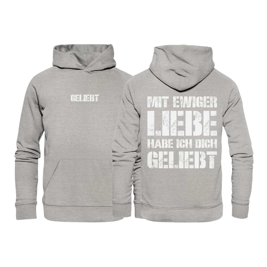 Jer 31,3 - geliebt - doppelseitig - Organic Basic Hoodie