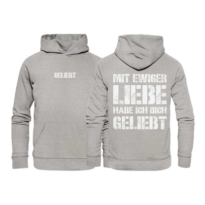 Jer 31,3 - geliebt - doppelseitig - Organic Basic Hoodie