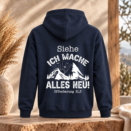 Offenbarung 21,5 - Alles Neu | Bio-Superflausch-Hoodie