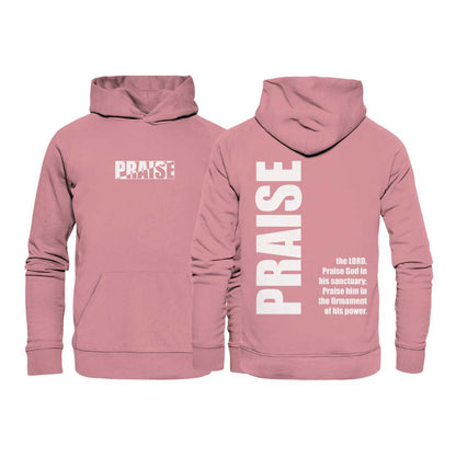 Ps 150,1 - PRAISE - Organic Basic Hoodie