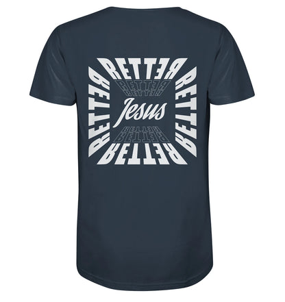 1.Joh 4,14 - RETTER - Jesus - Organic Shirt