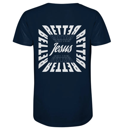 1.Joh 4,14 - RETTER - Jesus - Organic Shirt