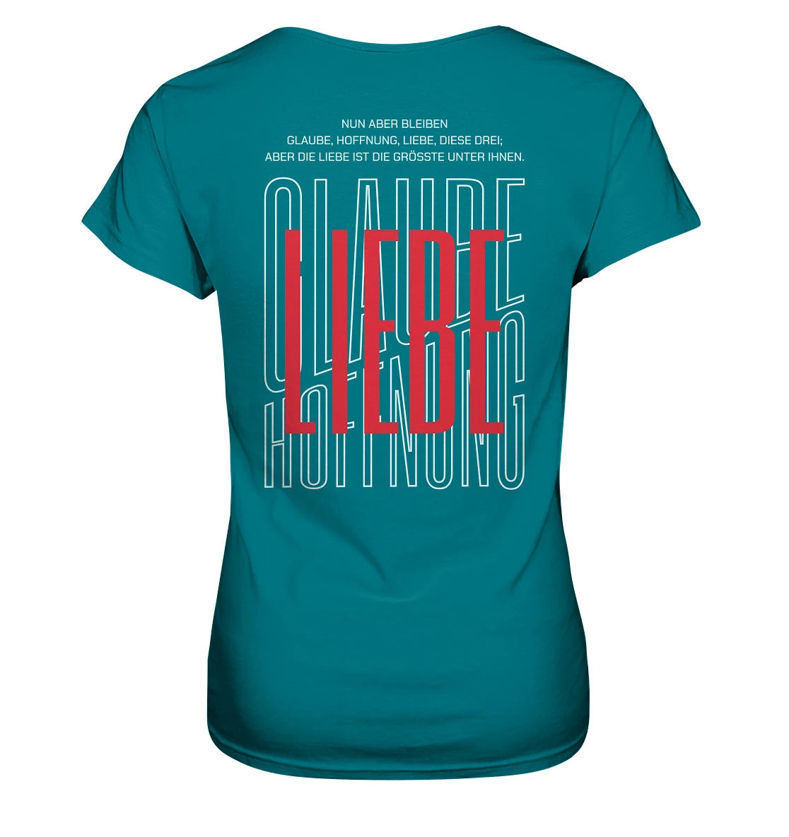 1.Kor 13,13 - G-H-LIEBE - BP - Ladies Premium Shirt