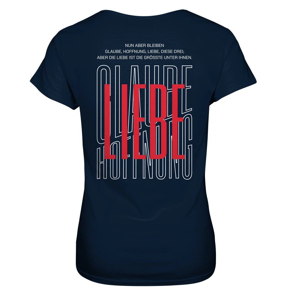 1.Kor 13,13 - G-H-LIEBE - BP - Ladies Premium Shirt