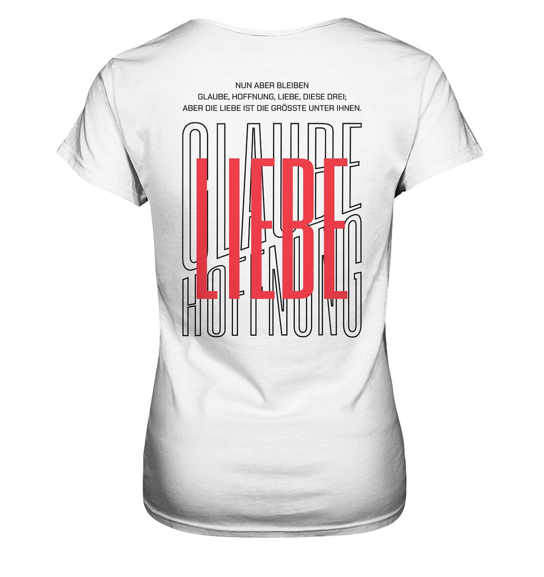 1.Kor 13,13 - G-H-LIEBE - BP - Ladies Premium Shirt