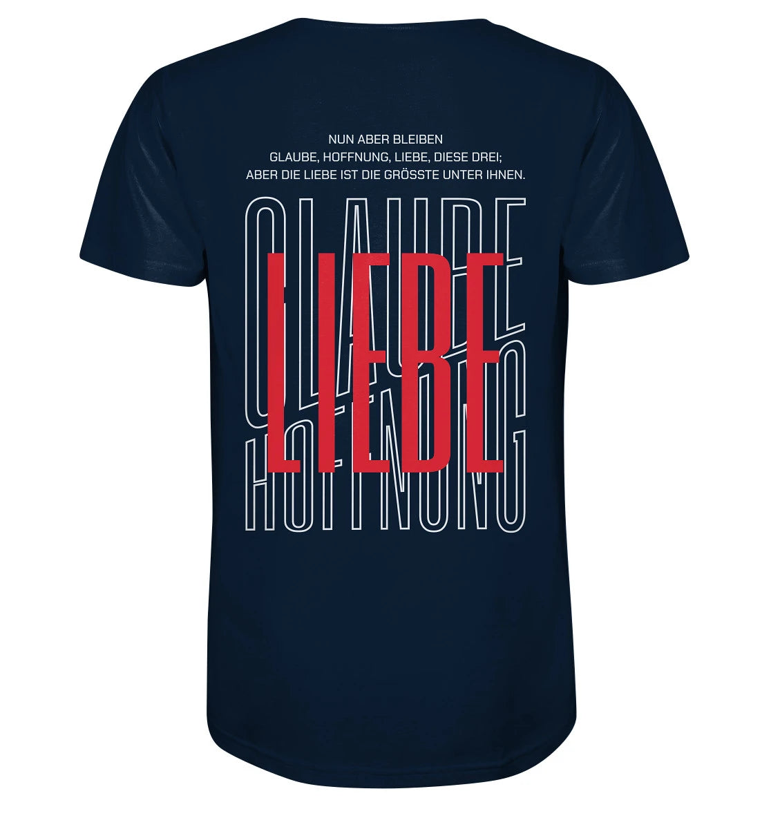 1.Kor 13,13 - Glaube, Hoffnung, Liebe - BP - Organic Shirt