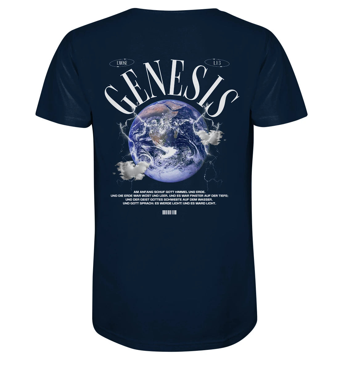 1.Mo 1,1-3 - GENESIS - BP - Organic Shirt