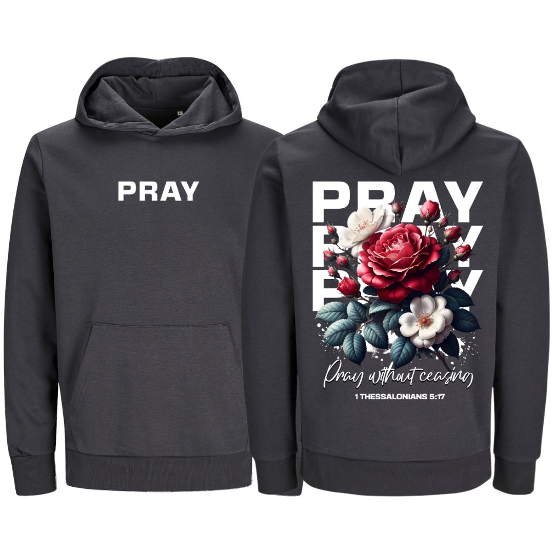 1.Thess 5,17 - PRAY - FBP - Bio-Superflausch-Hoodie