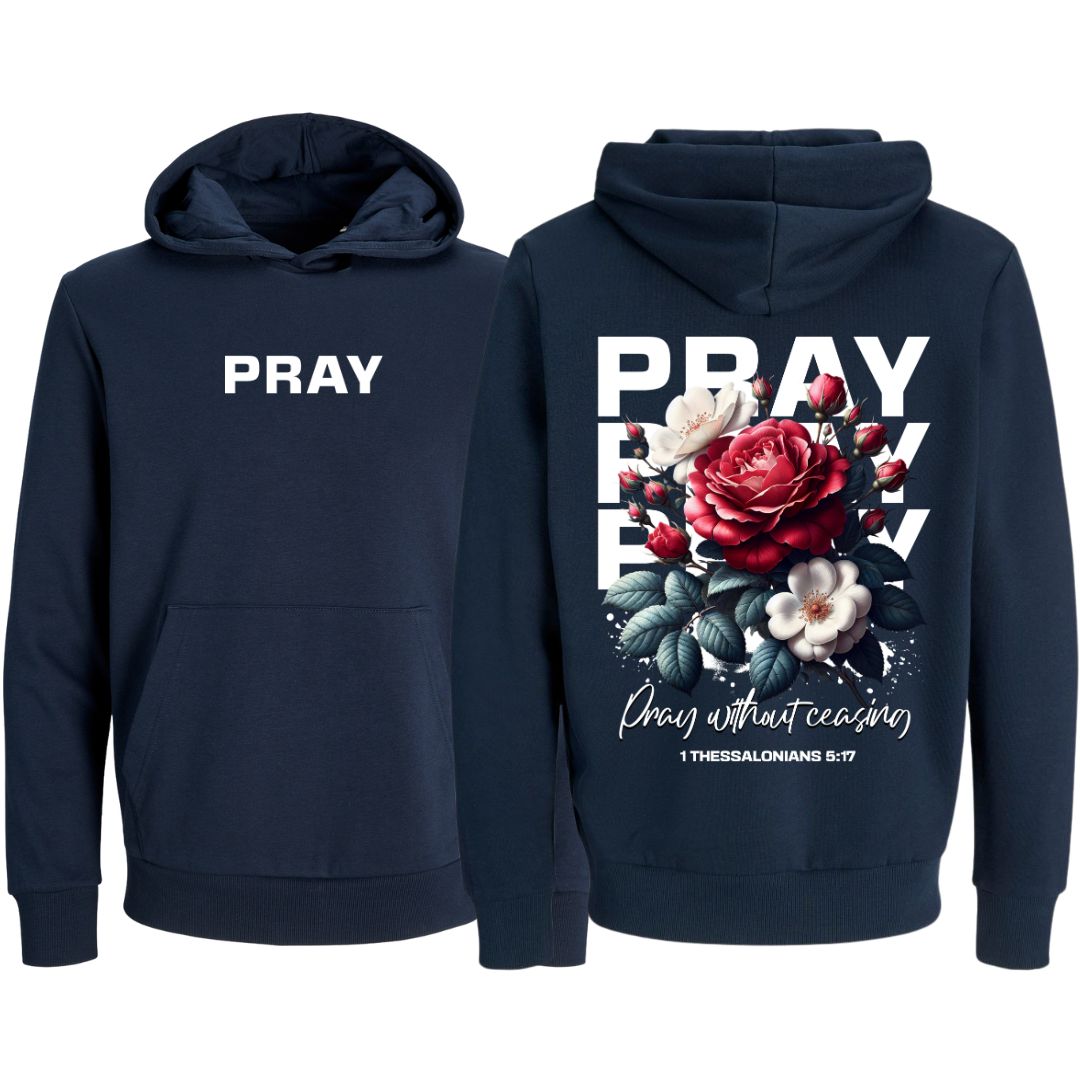 1.Thess 5,17 - PRAY - FBP - Bio-Superflausch-Hoodie