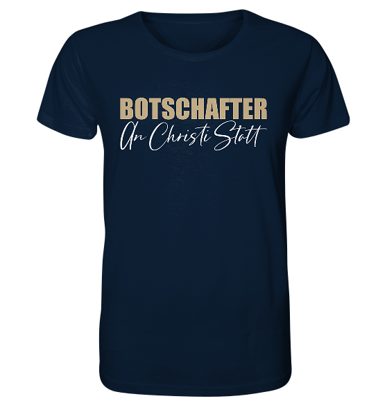 2.Kor 5,20 - Botschafter an Christi Statt - V2 - Organic Shirt