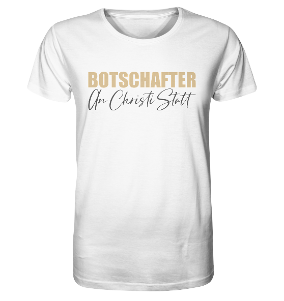 2.Kor 5,20 - Botschafter an Christi Statt - V2 - Organic Shirt
