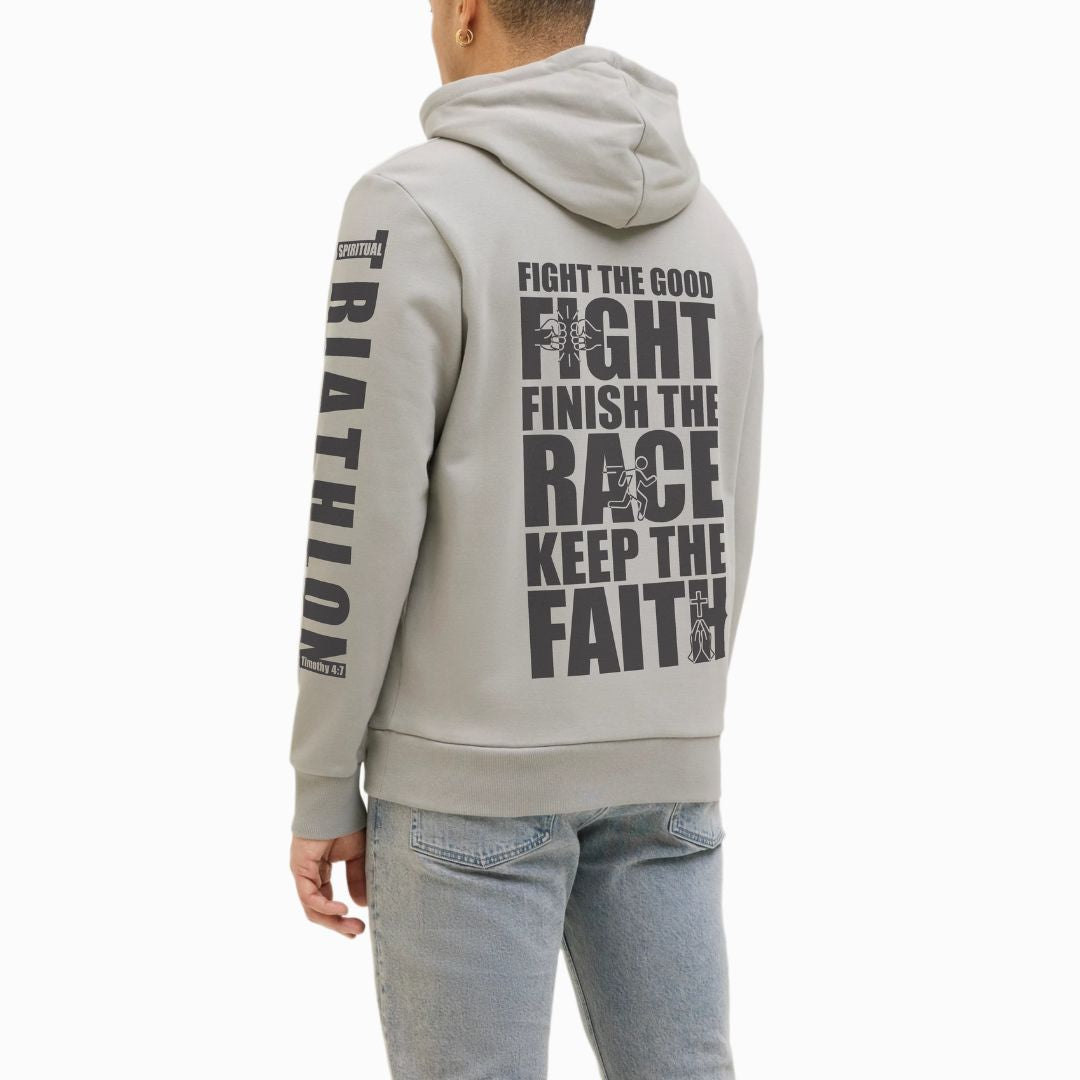 2.Tim 4,7 - Spiritual Triathlon - Bio-Superflausch-Hoodie