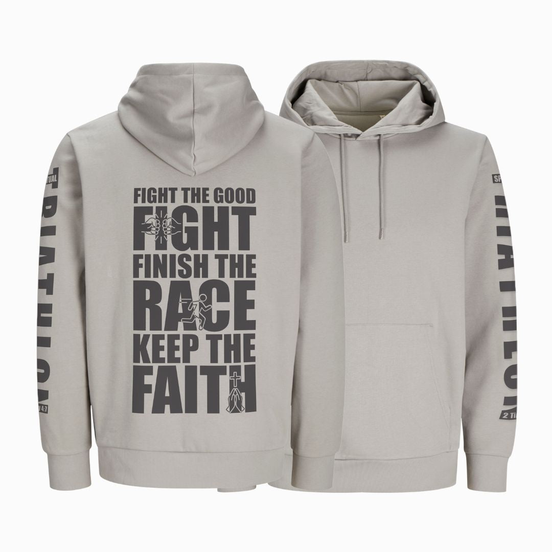 2.Tim 4,7 - Spiritual Triathlon - Bio-Superflausch-Hoodie