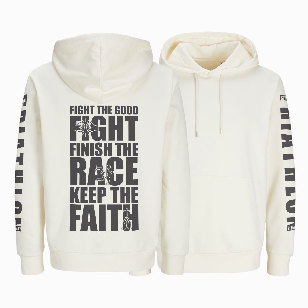 2.Tim 4,7 - Spiritual Triathlon - Bio-Superflausch-Hoodie