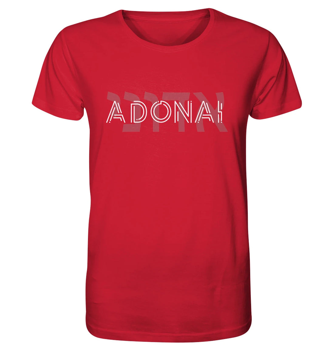 Adonai - hebräisch - FP - Organic Shirt