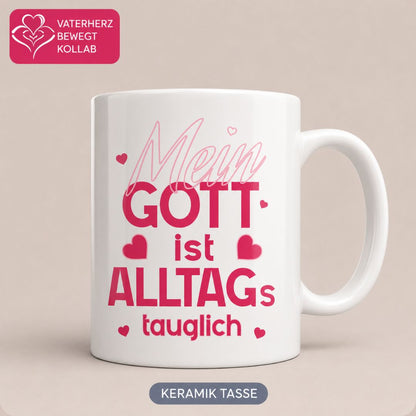 Alltagstauglich - Tasse glossy