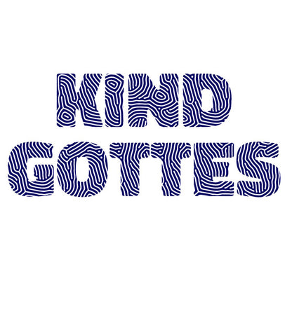 Joh 1,12 / Gal 3,26 - Kind Gottes - Fingerabdruck Dunkelblau - Organic Shirt