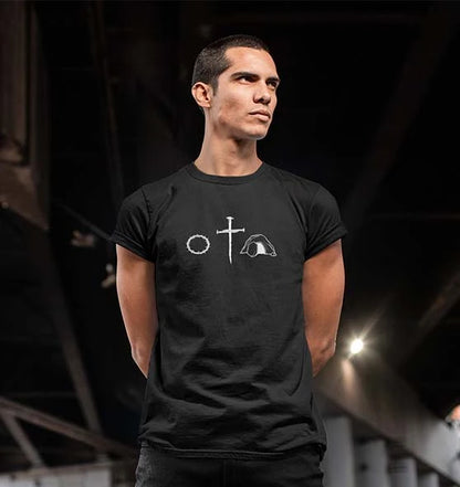 Dornenkrone / Kreuz / leeres Grab - FP - Organic Shirt