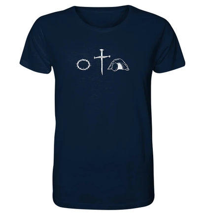 Dornenkrone / Kreuz / leeres Grab - FP - Organic Shirt