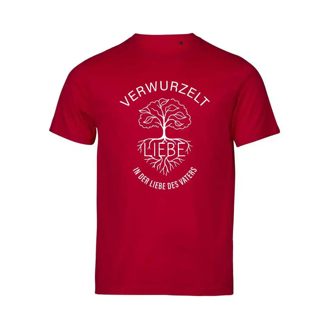 Eph 3,17-19 - Verwurzelt - Brustprint - Organic Shirt