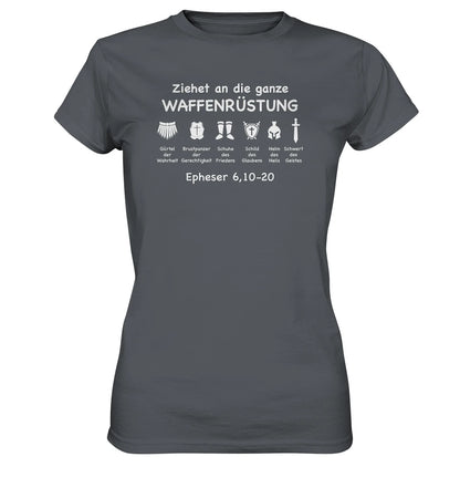 Eph 6,10-20 - Waffenrüstung - V1 - FP - Ladies Premium Shirt