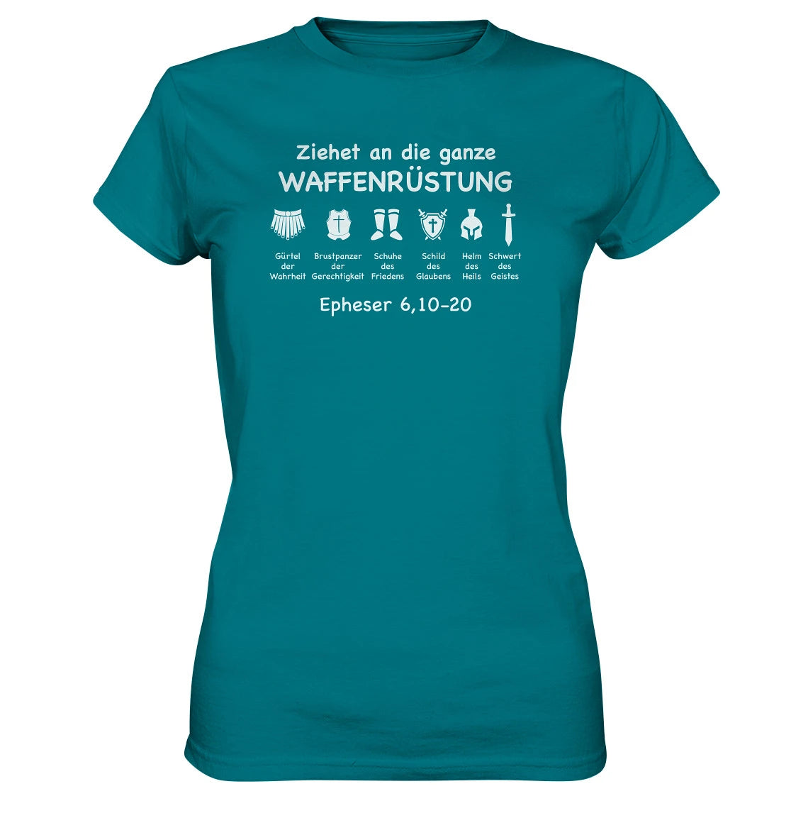 Eph 6,10-20 - Waffenrüstung - V1 - FP - Ladies Premium Shirt