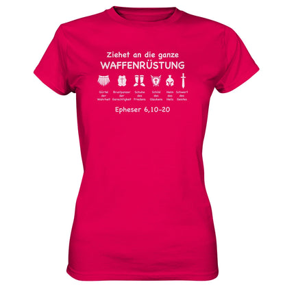 Eph 6,10-20 - Waffenrüstung - V1 - FP - Ladies Premium Shirt
